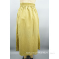 Women Casual High Waist Pocket Drawstring Elastic Skirt